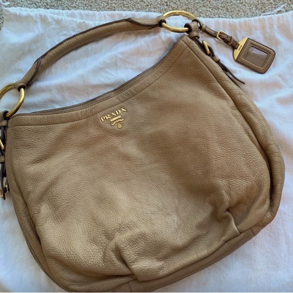 Prada Sacca Cervo Lux Bag Free Shipping